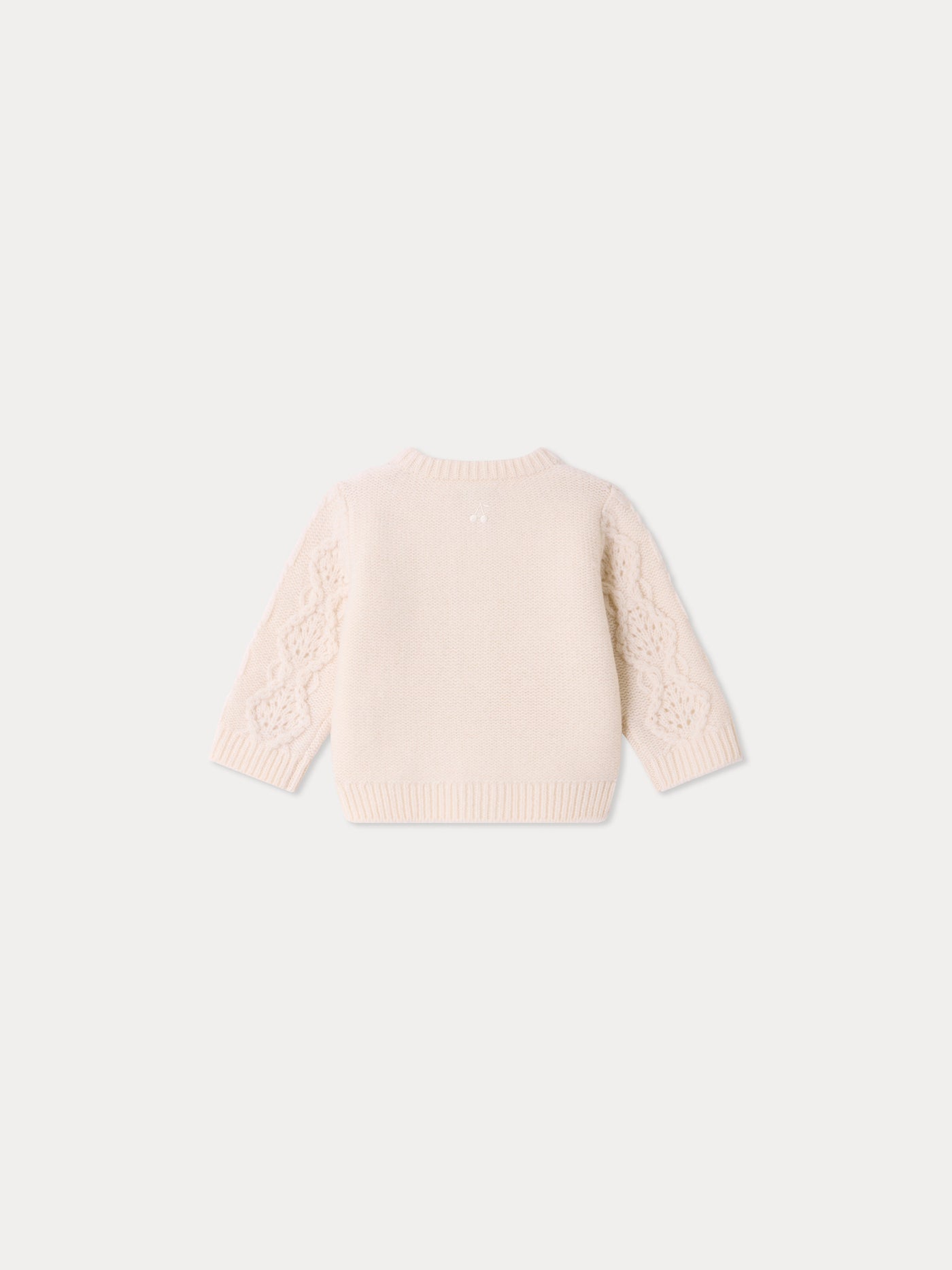 Baby cardigan Mionna cable-knit in wool