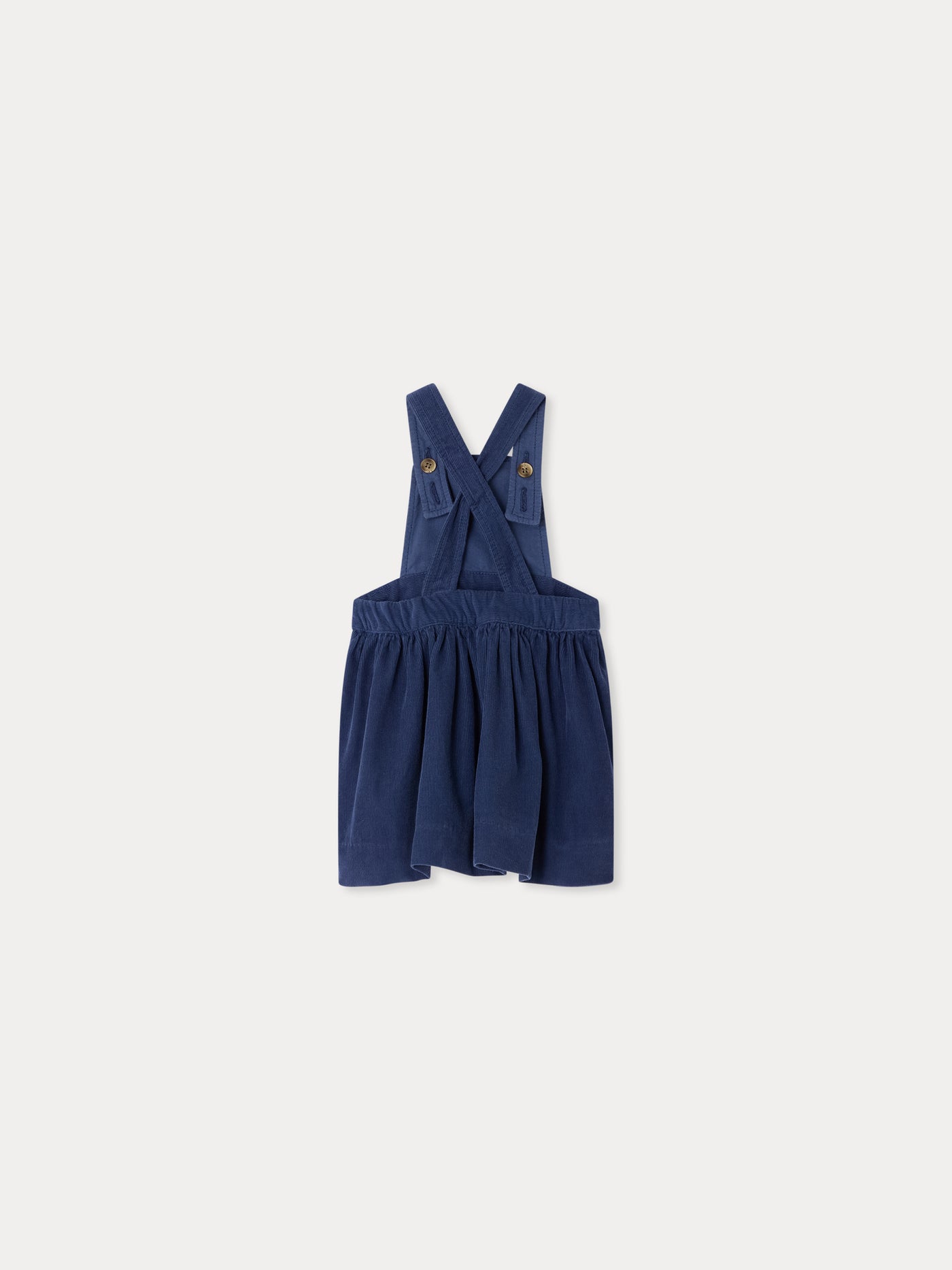 Anise pinafore baby dress in organic cotton