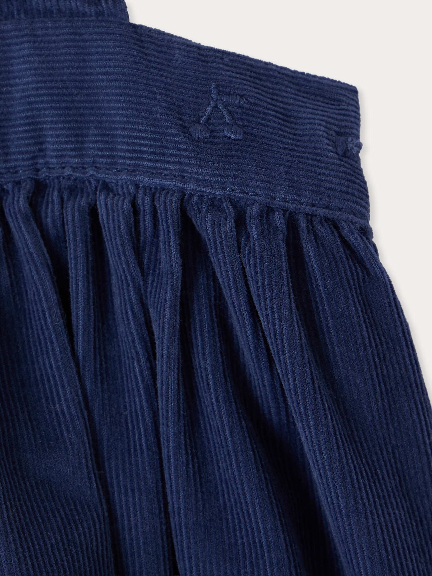 Anise pinafore baby dress in organic cotton
