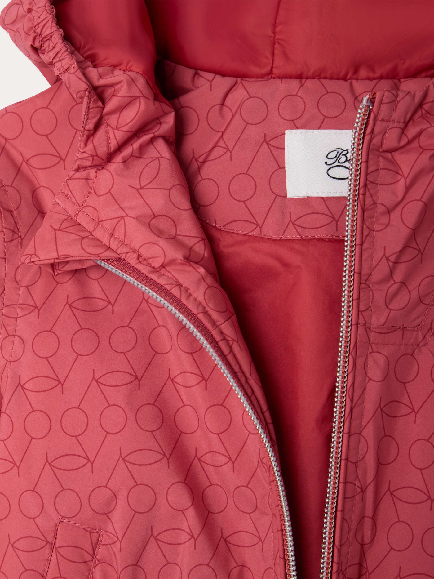 Mikey pink baby raincoat
