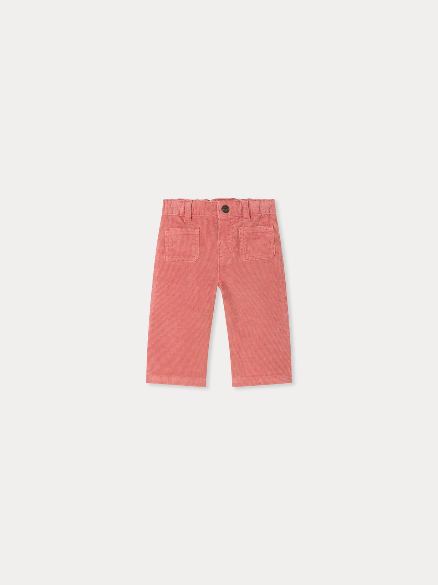 Bellino baby trousers in pink organic cotton