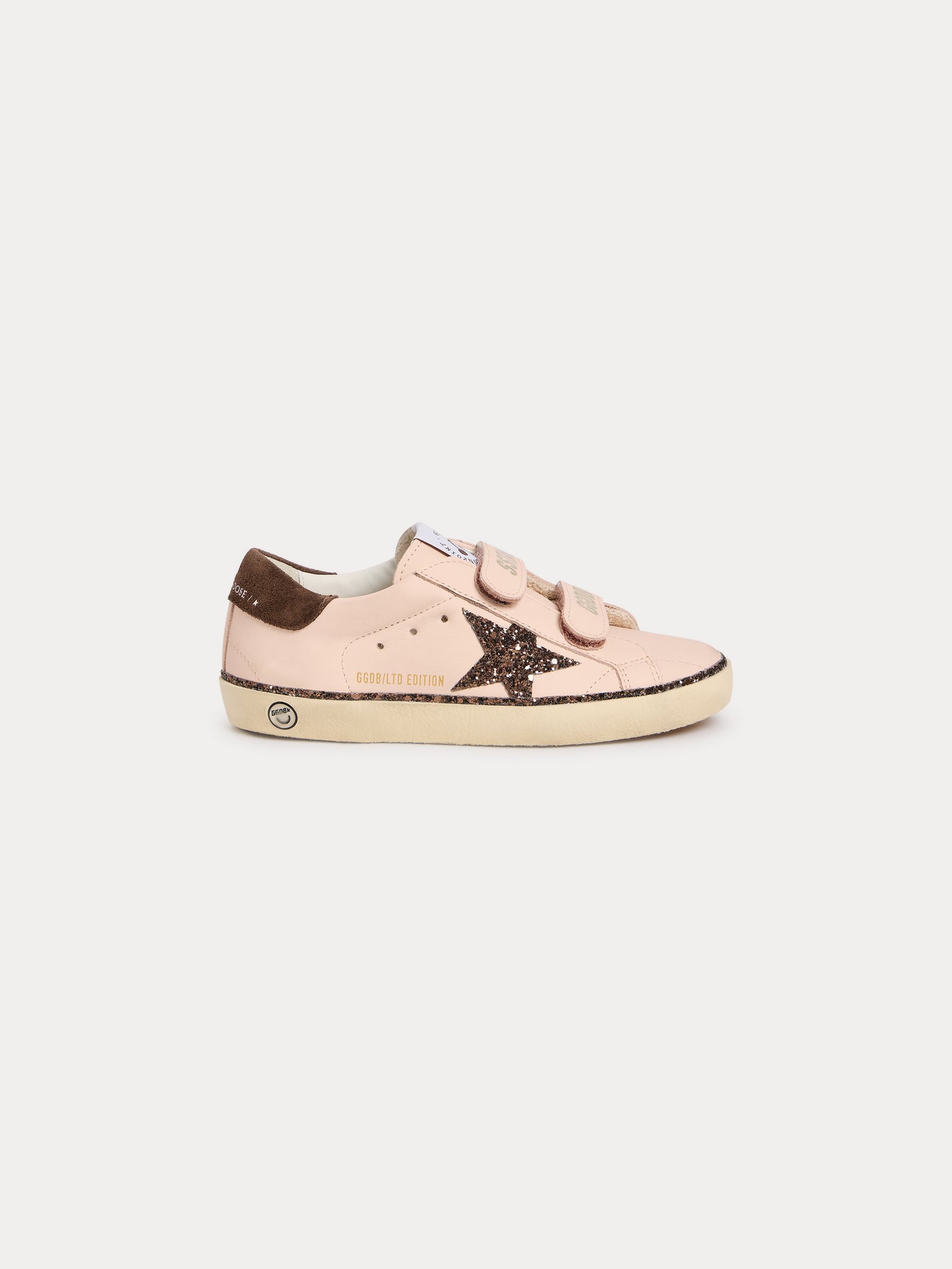 Bonpoint x Golden Goose pale pink Old School baby sneakers