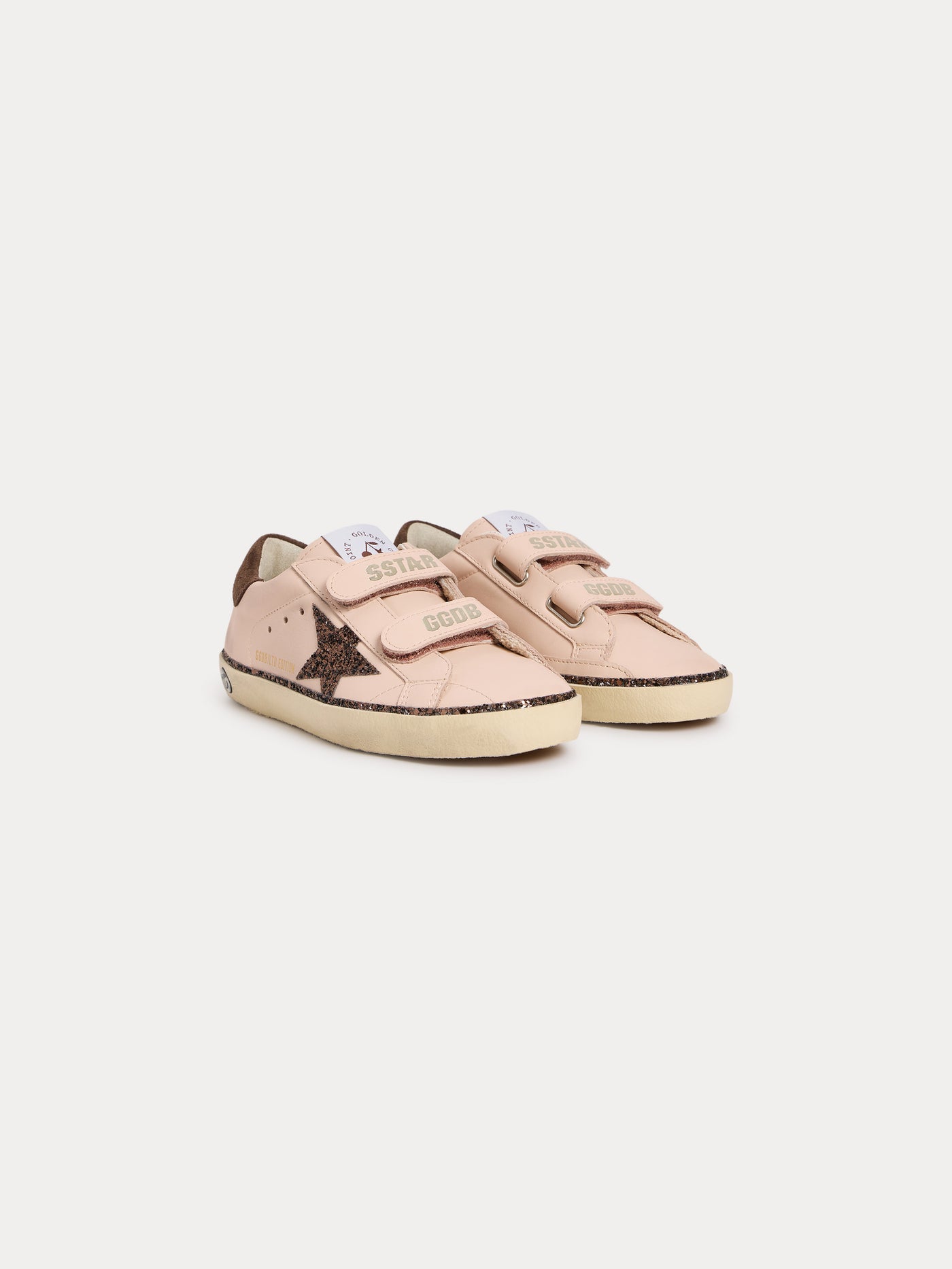Bonpoint x Golden Goose pale pink Old School baby sneakers