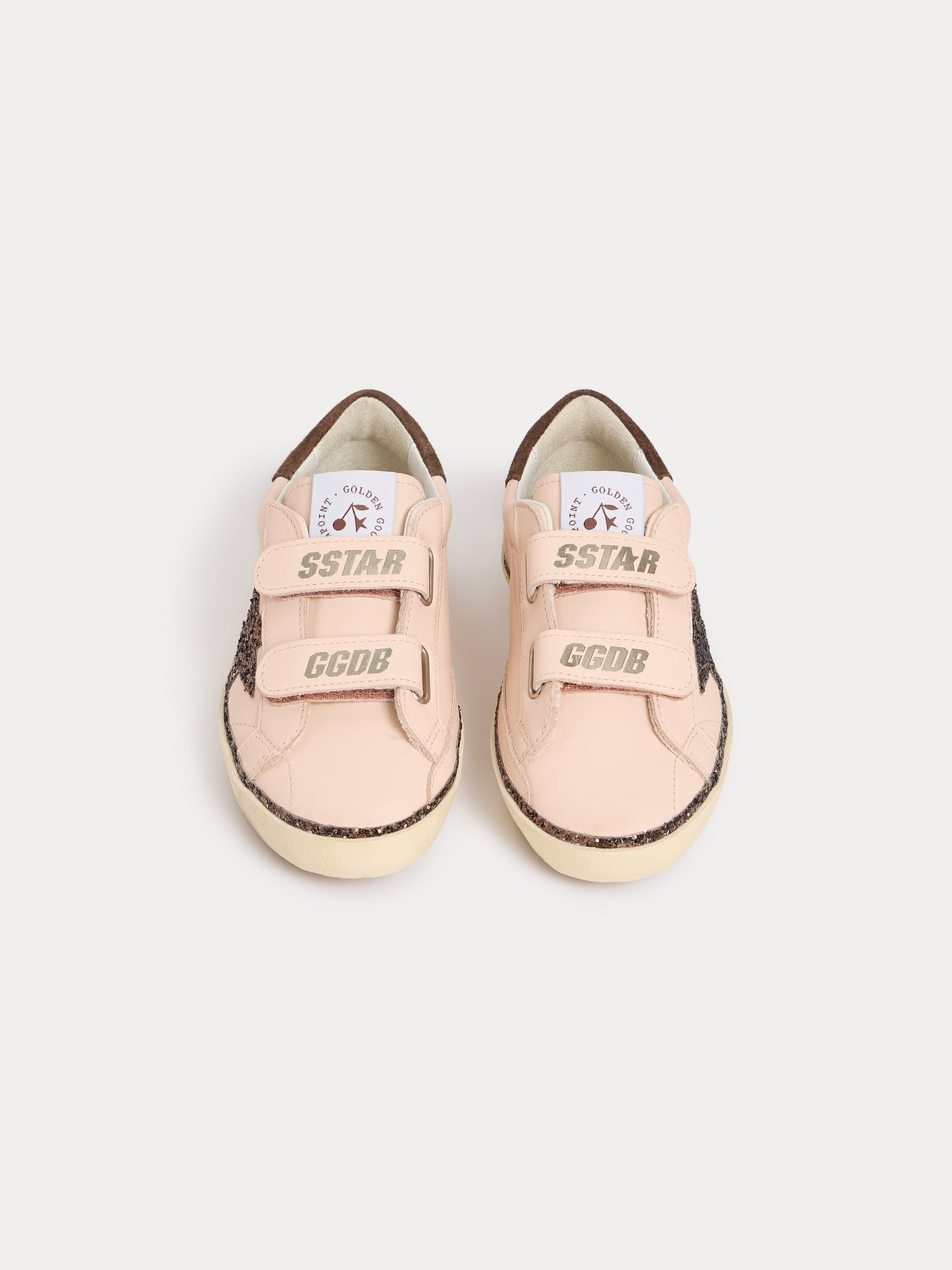 Bonpoint x Golden Goose pale pink Old School baby sneakers