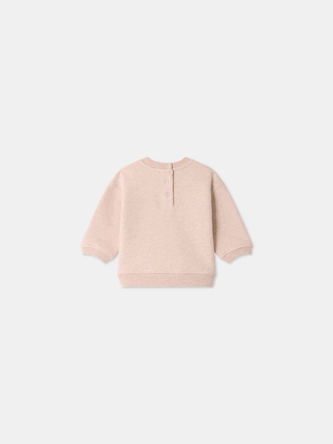 Baby sweatshirt Dahlia in organic cotton with Liberty fabric cherry print