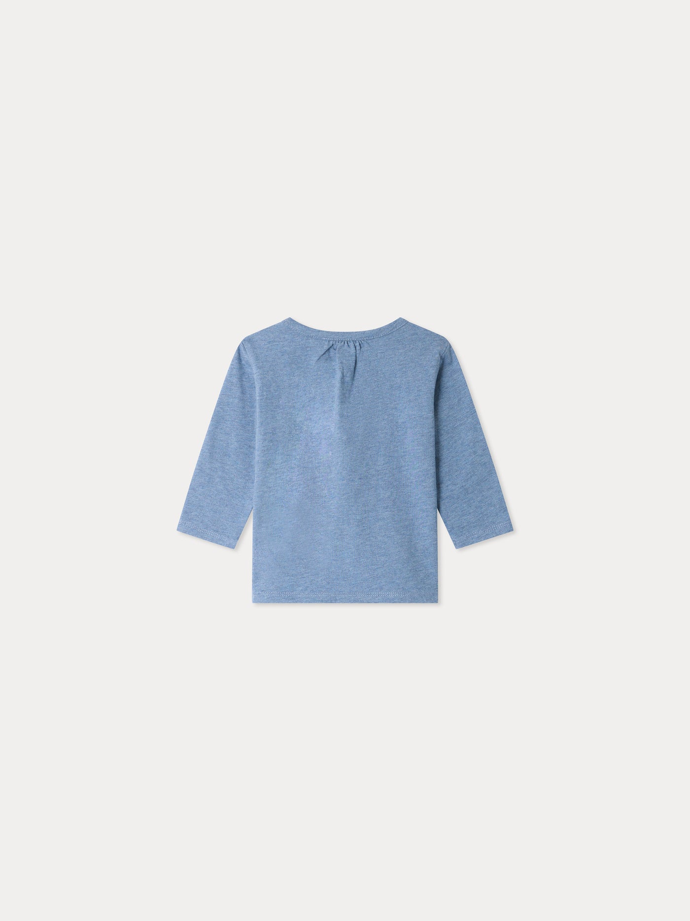 Tahsina baby T-shirt with doily-and-cherry print in organic cotton