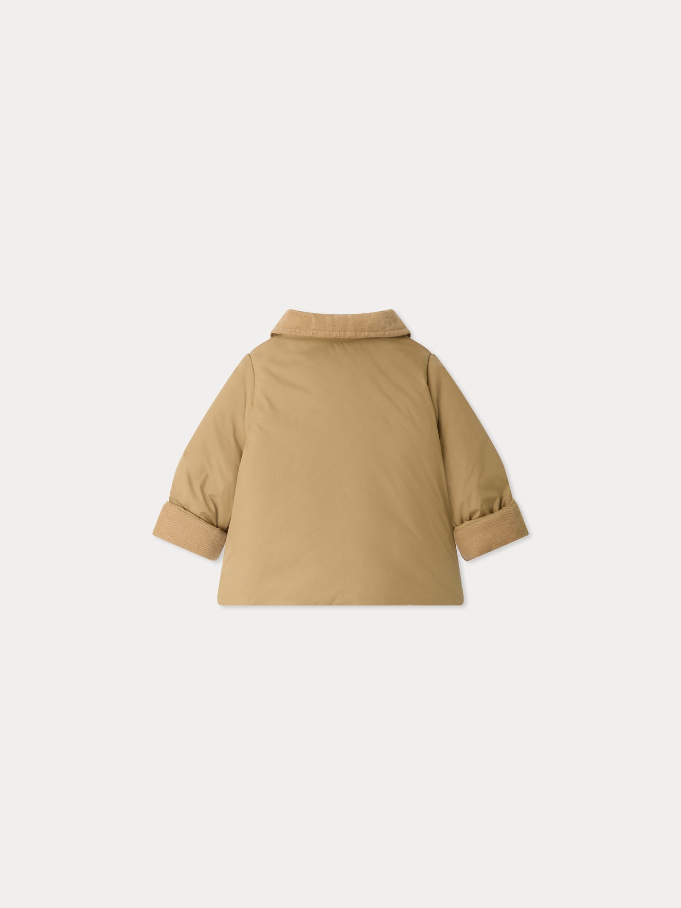 Joseph baby quilted jacket with velvet collar