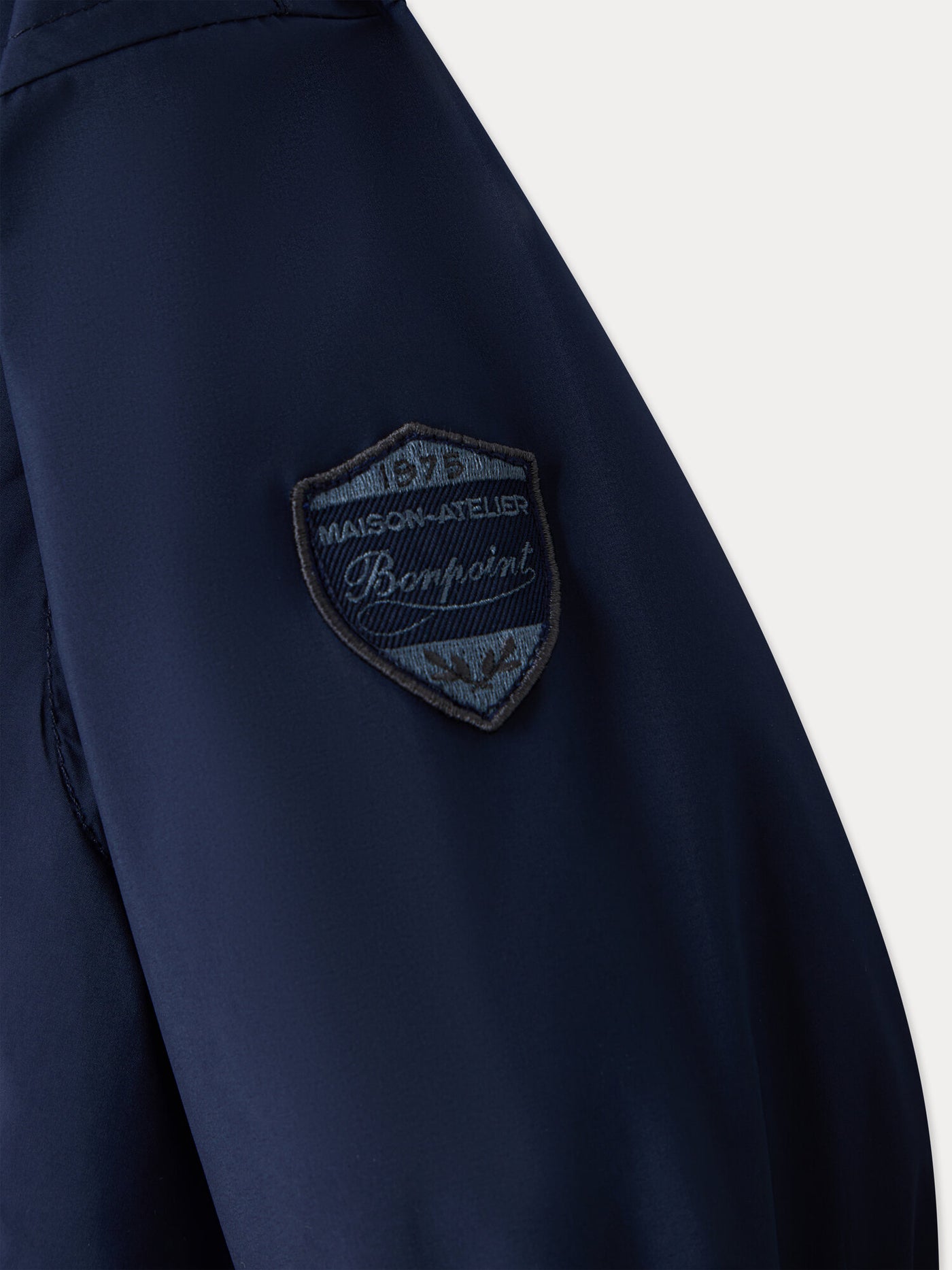 Mikey baby raincoat in navy
