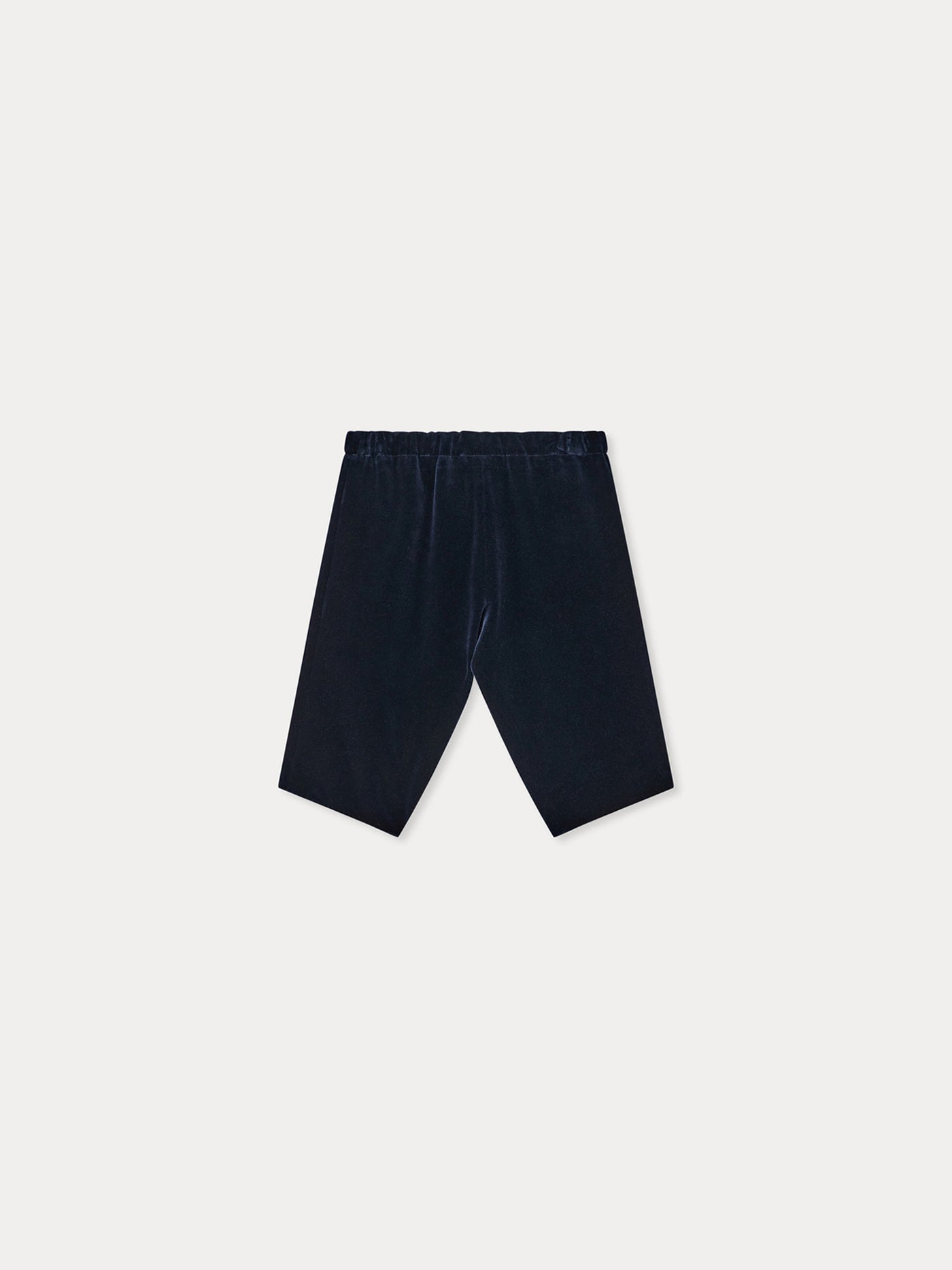Dandy baby navy trousers in organic cotton velvet