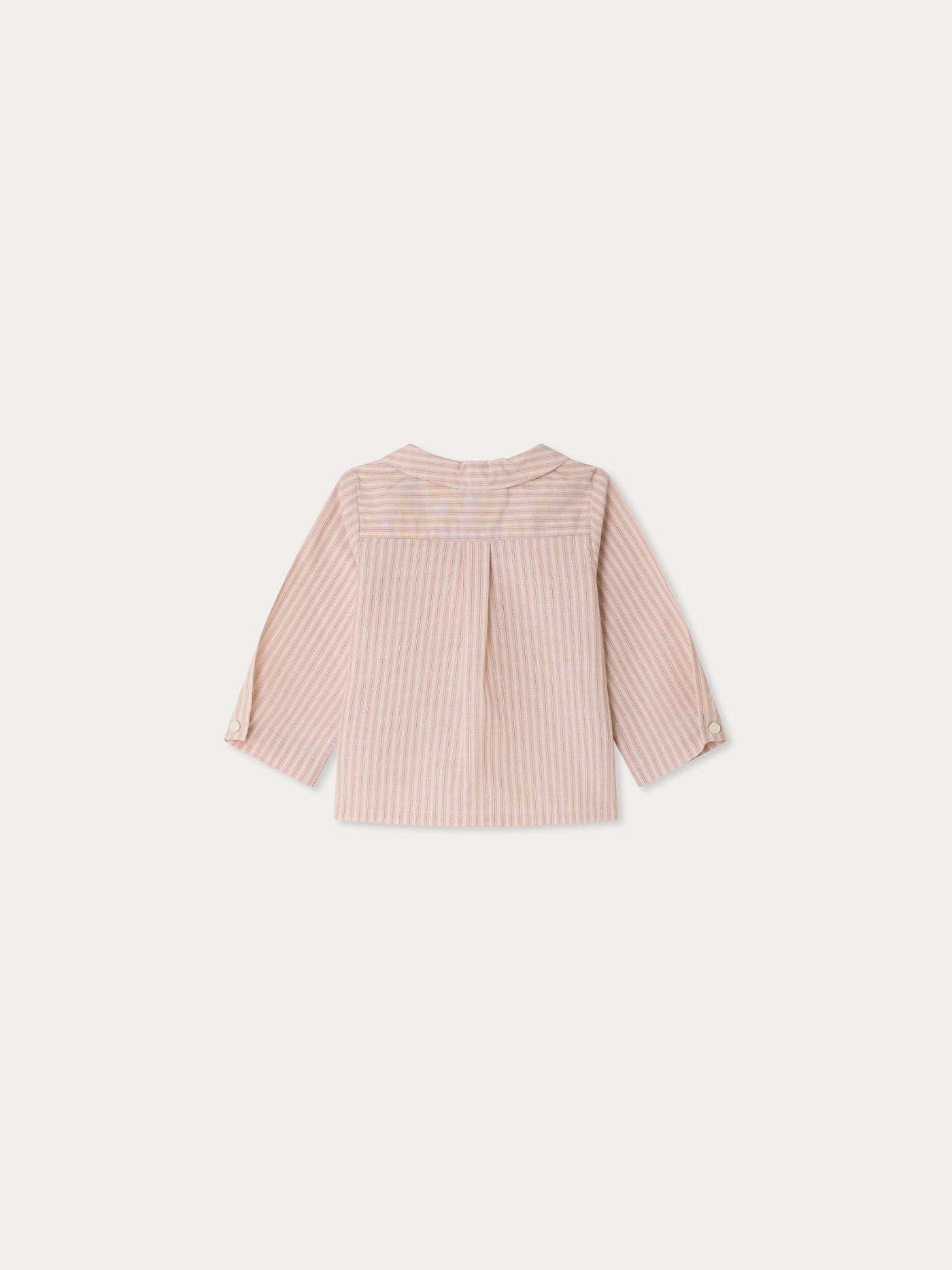 Boubou baby striped shirt in organic cotton