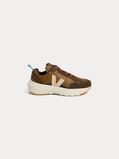 Bonpoint x Veja baby trainers Canary in hazelnut