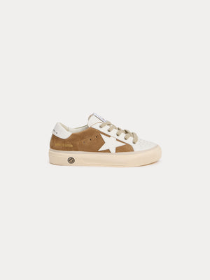 Bonpoint x Golden Goose beige May baby sneakers