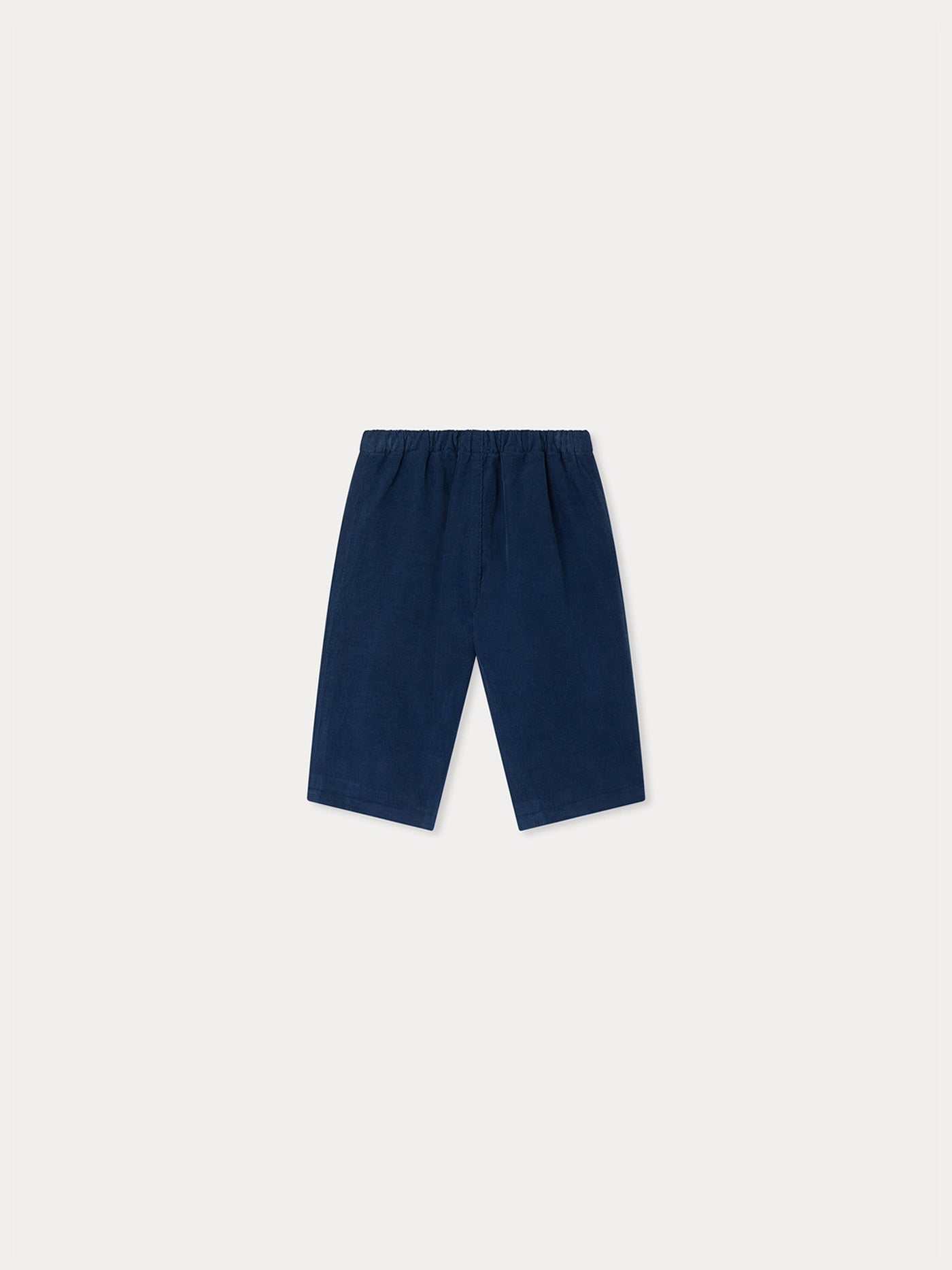 Dandy baby trousers in navy organic cotton