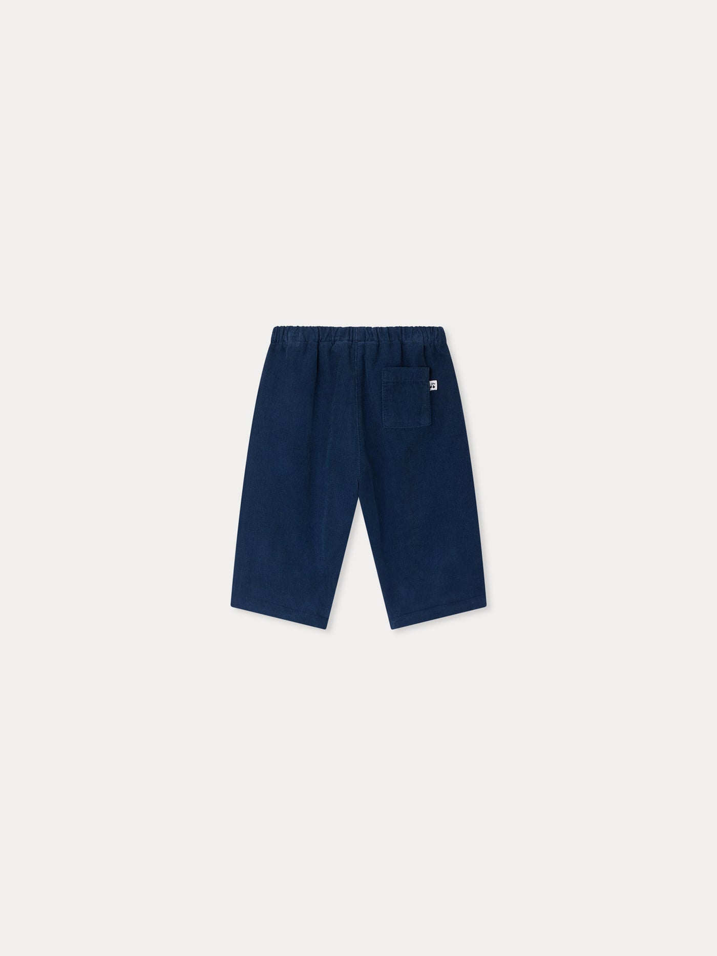 Dandy baby trousers in navy organic cotton