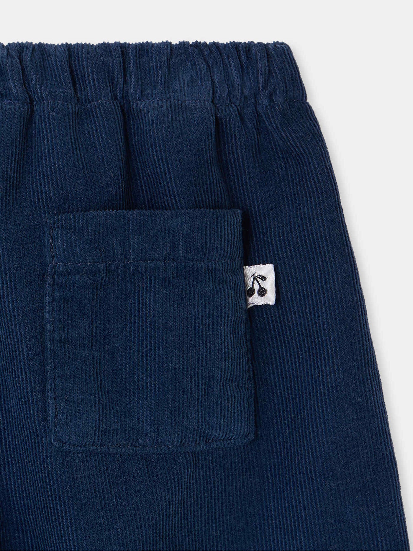 Dandy baby trousers in navy organic cotton