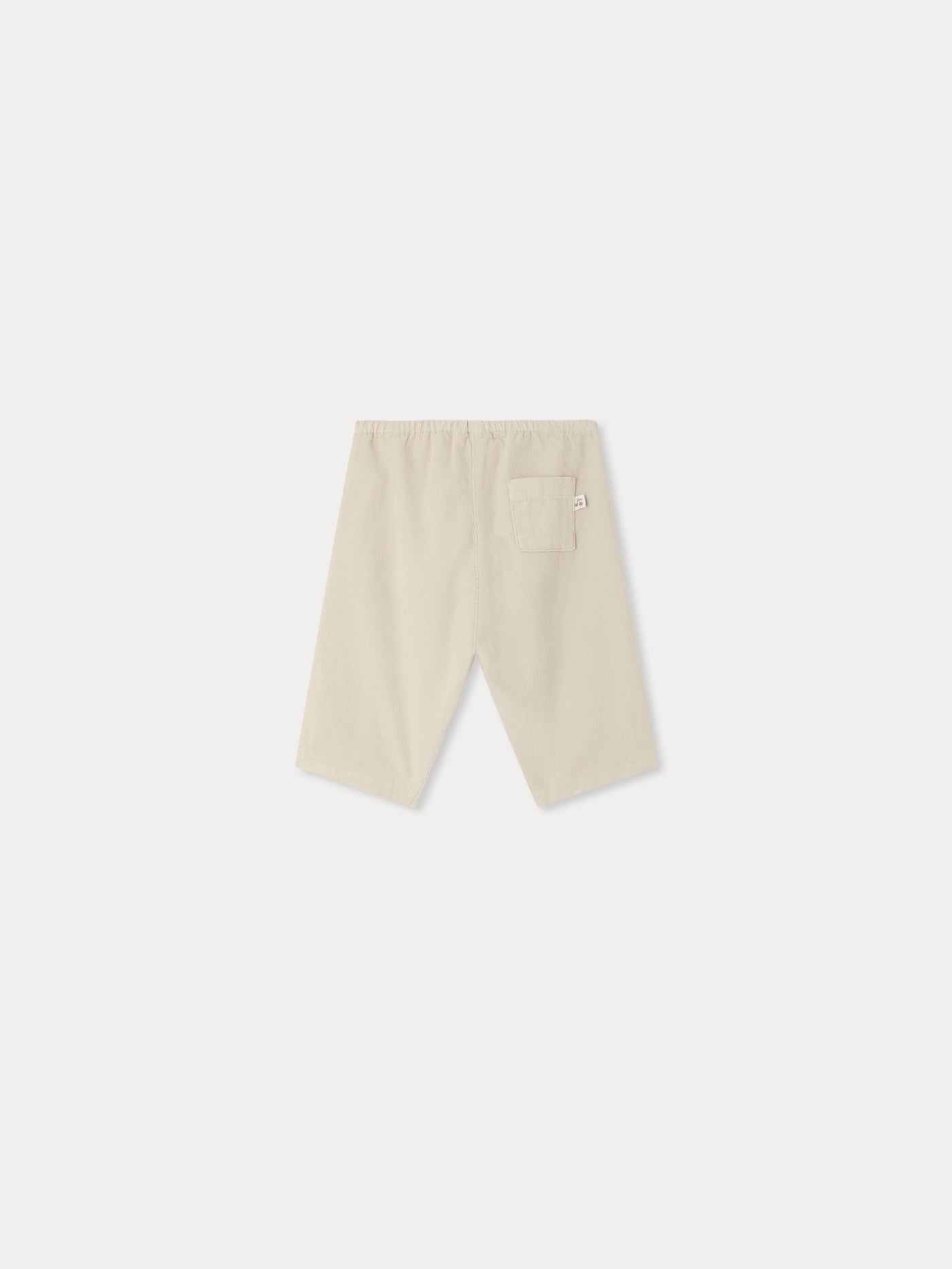 Dandy beige baby pants in organic cotton