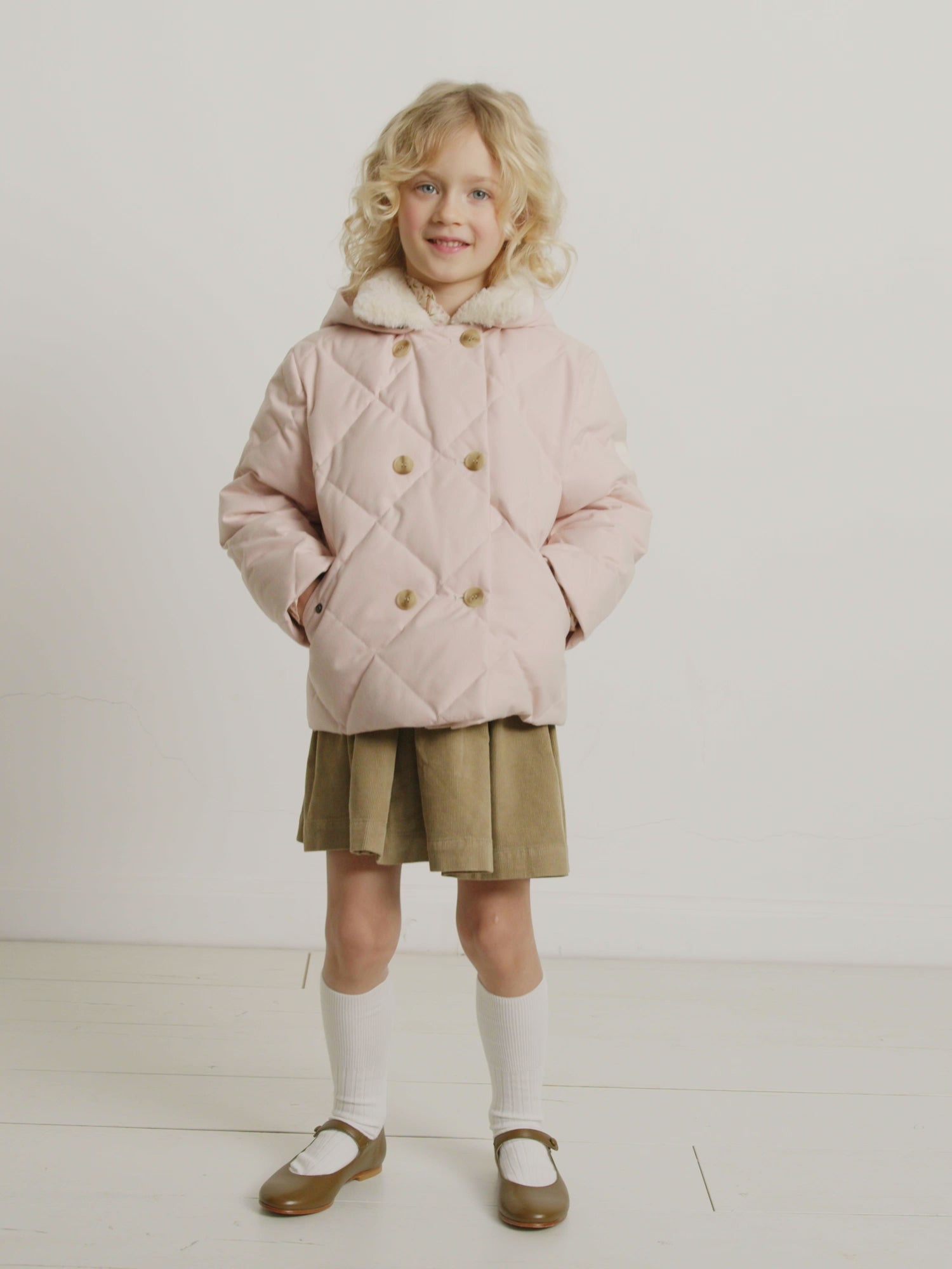 Modesty Down Jacket light pink Bonpoint