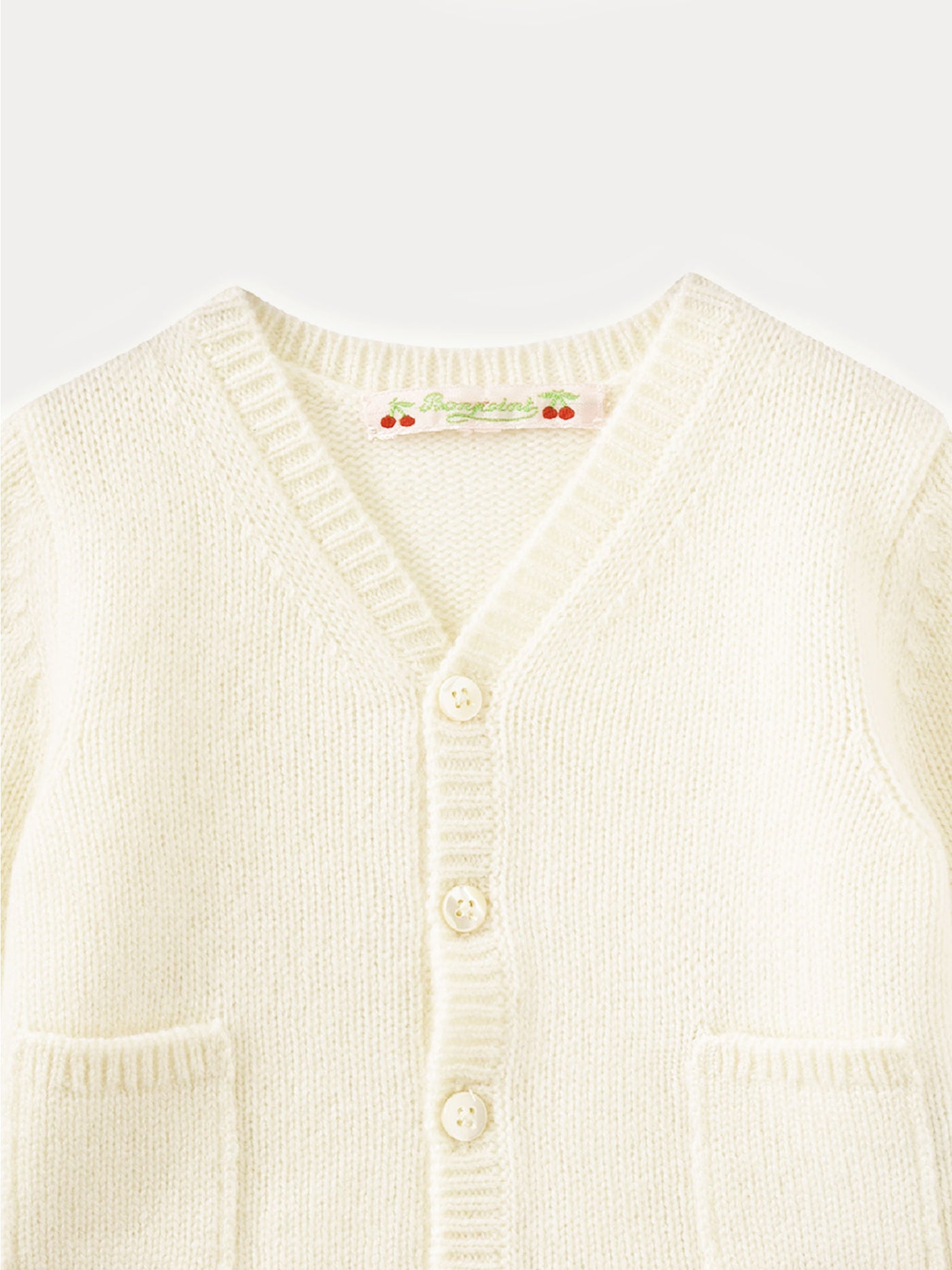 Cashmere Baby cardigan milk white