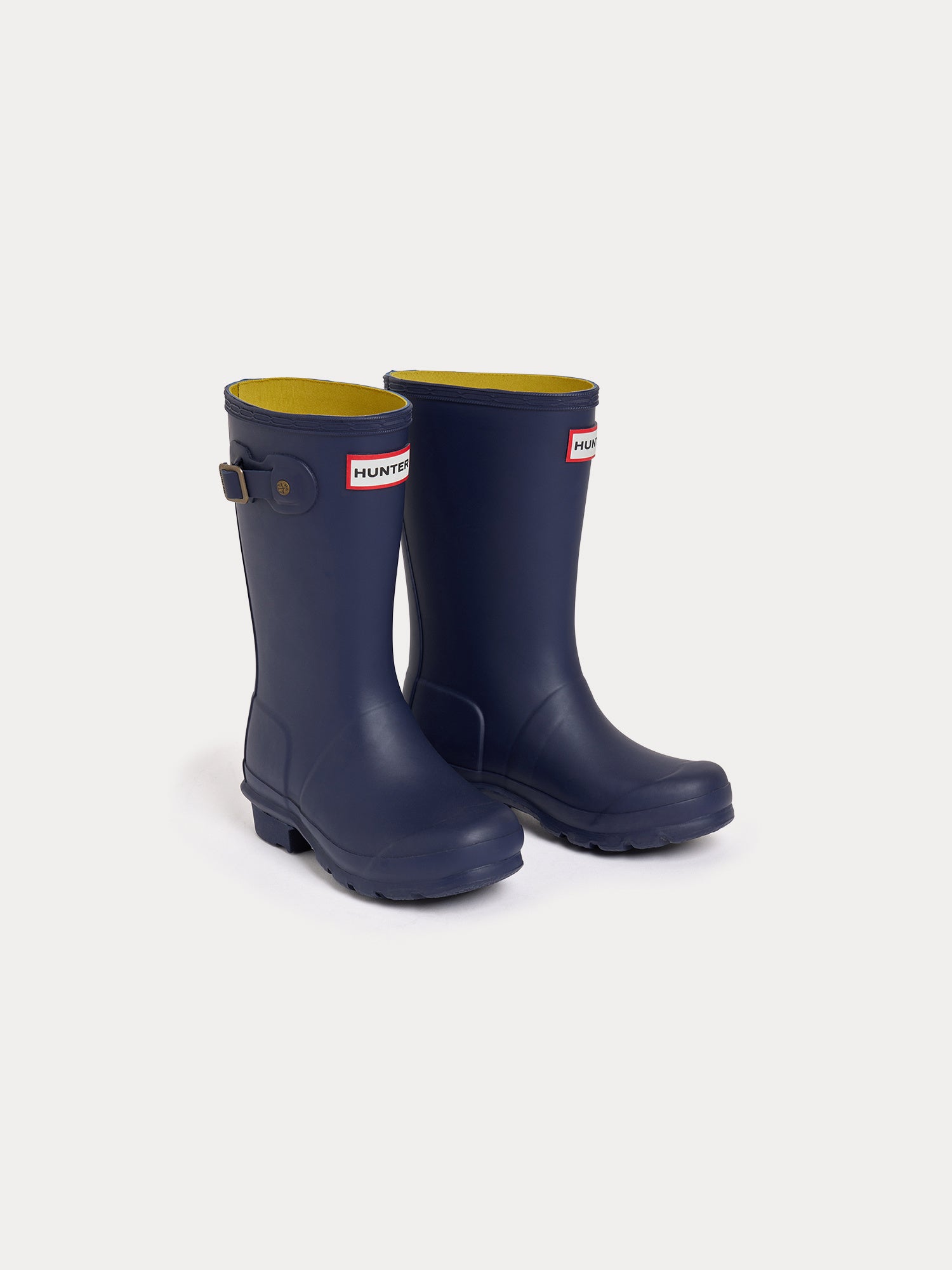 Short navy clearance hunter boots