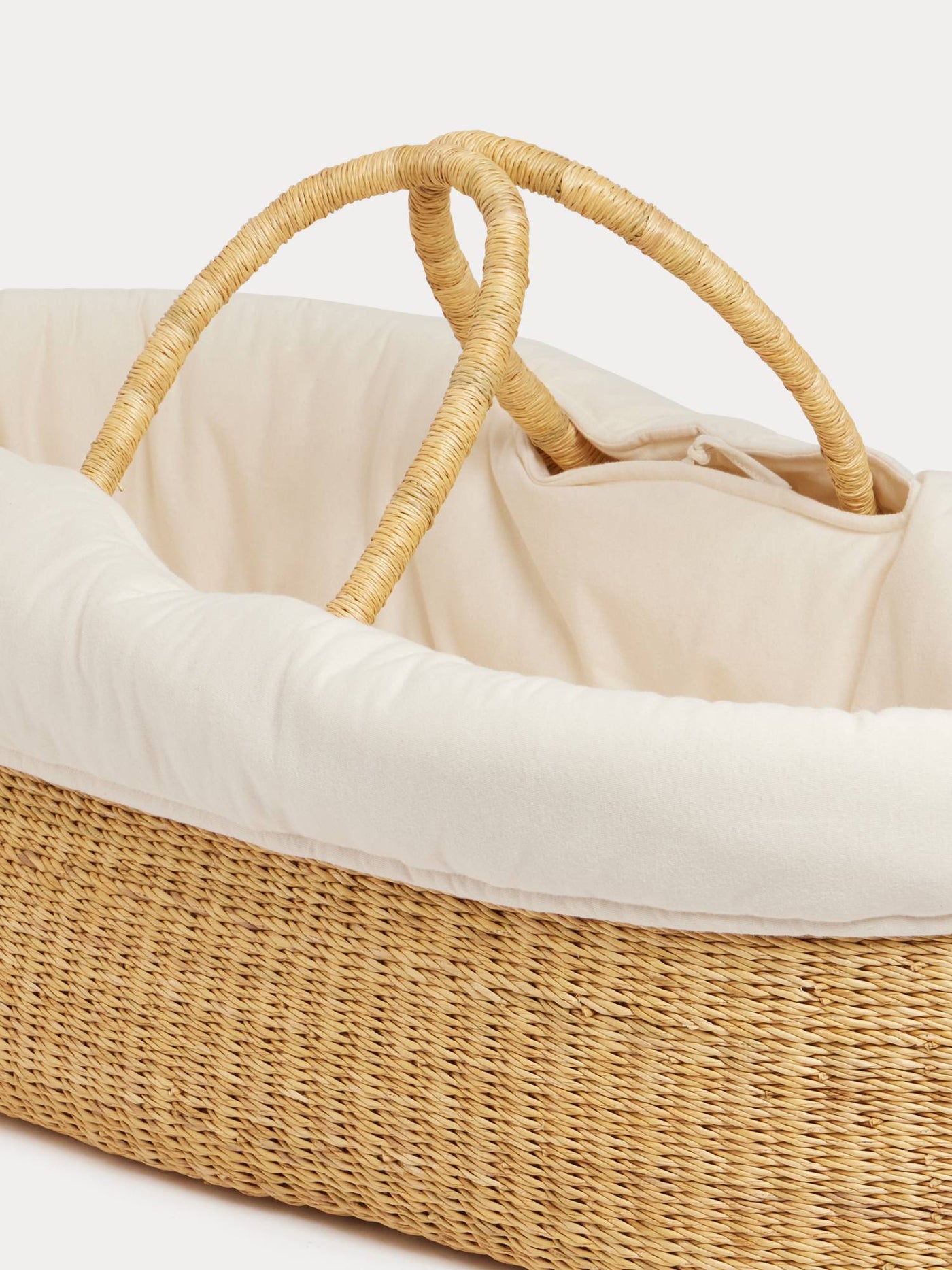 Acouffin Bassinet with Mattress and Cover natural