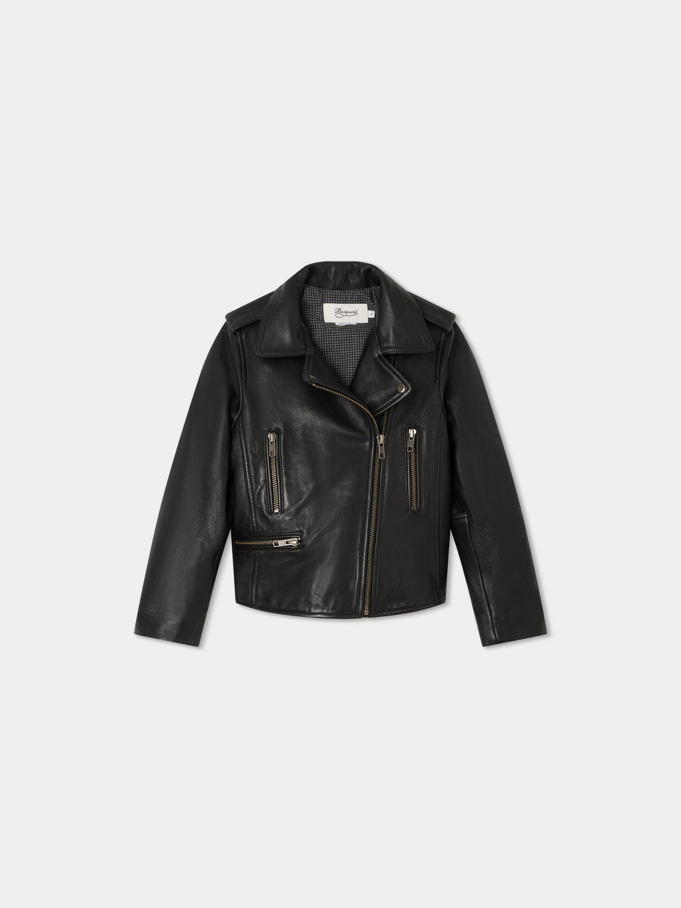 Temple Leather Jacket black